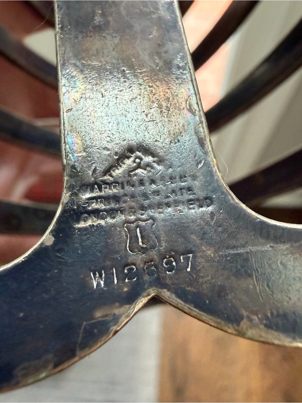 Antique Silver Toast Rack - Picture 6 of 6